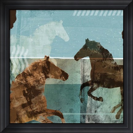 Framed Around the Stable II Print