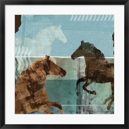 Framed Around the Stable II Print