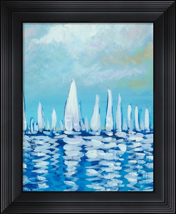 Framed Sailing I Print
