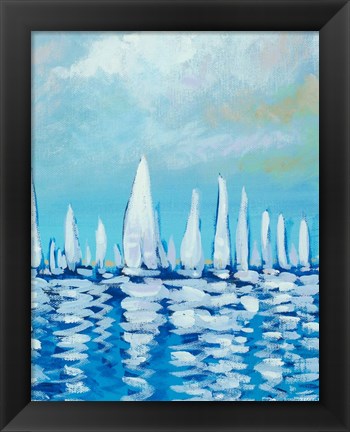 Framed Sailing I Print