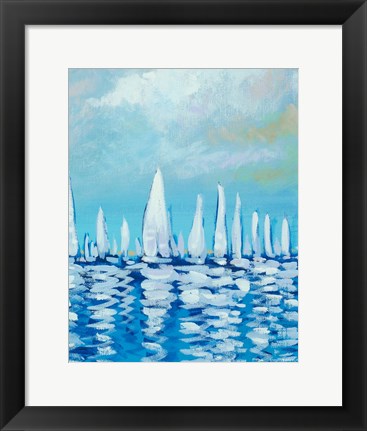 Framed Sailing I Print