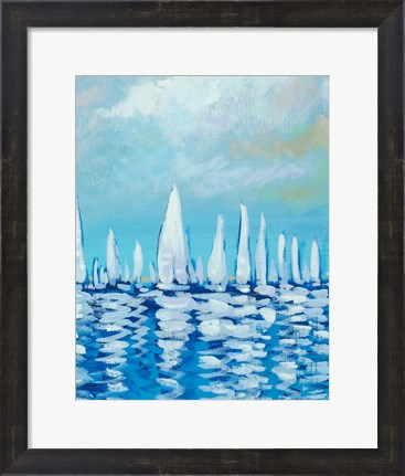 Framed Sailing I Print