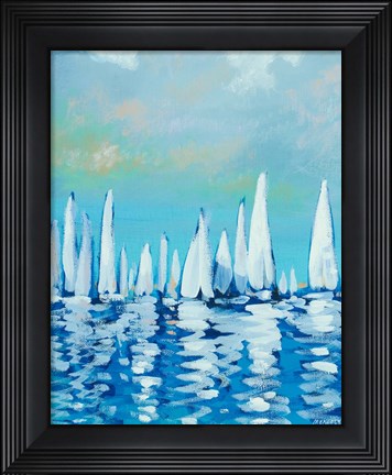 Framed Sailing II Print