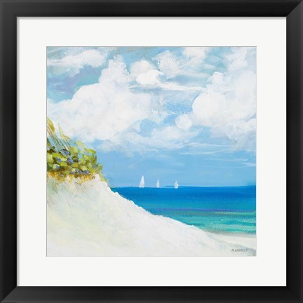 Framed Seaside I Print