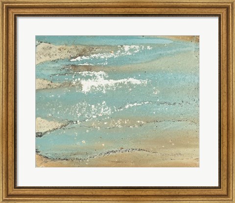 Framed Shoreline Abstract Print