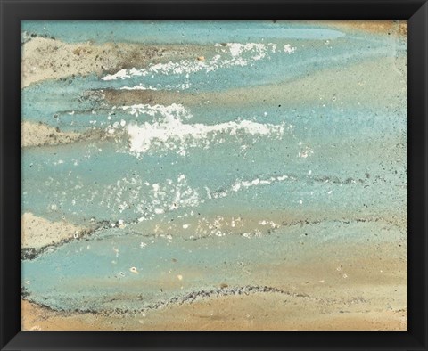 Framed Shoreline Abstract Print