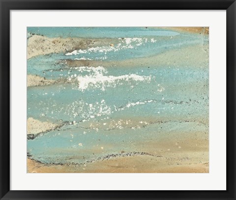 Framed Shoreline Abstract Print