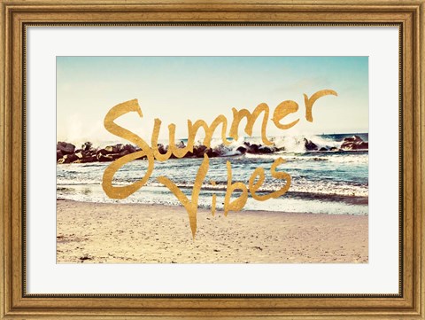 Framed Summer Vibes Print