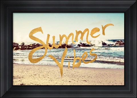 Framed Summer Vibes Print