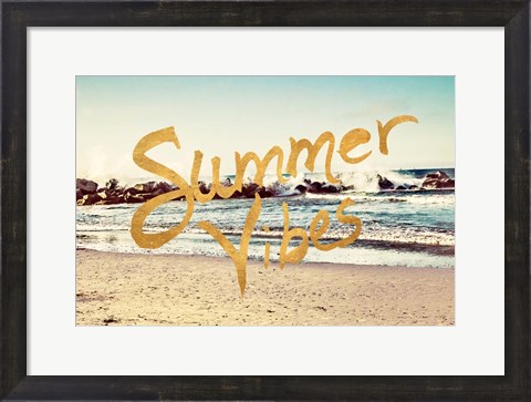 Framed Summer Vibes Print