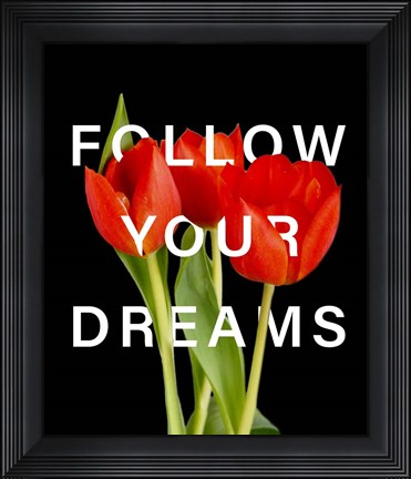 Framed Follow Your Dreams Print
