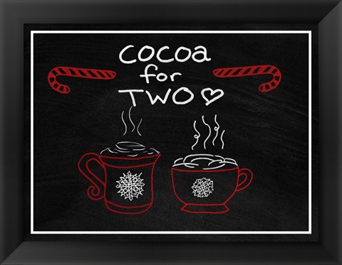 Framed Cocoa for Two Print