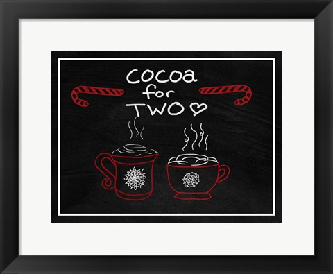 Framed Cocoa for Two Print