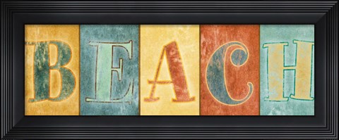 Framed Beach Print