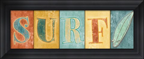 Framed Surf Print