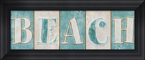 Framed Beach Print