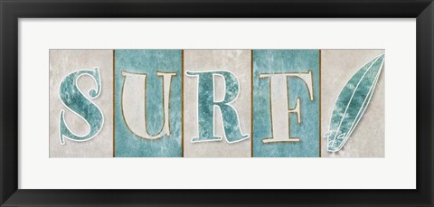 Framed Surf Print