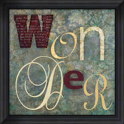 Framed Wonder Print