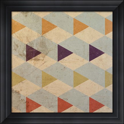 Framed Dirty Deco I Print