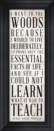 Framed Teach Print