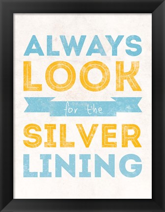Framed Silver Lining Print