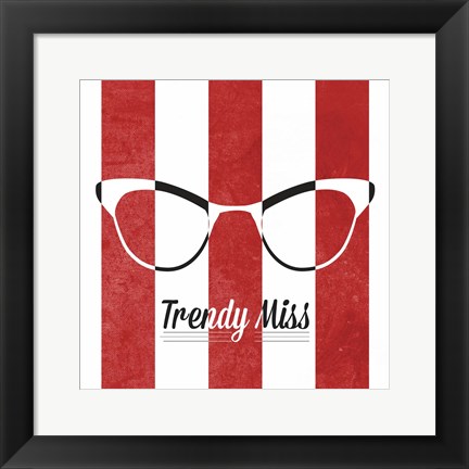 Framed Hip Glasses I Print