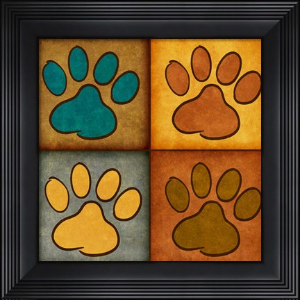 Framed Paws and Treats I Print