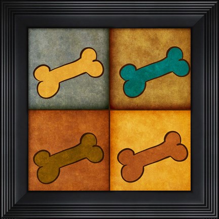 Framed Paws and Treats II Print