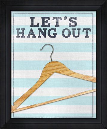 Framed Laundry Lounge II Print