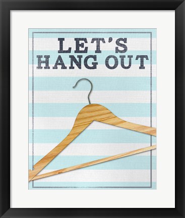 Framed Laundry Lounge II Print