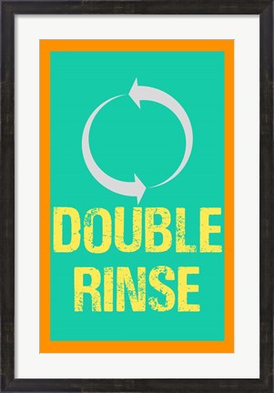 Framed Double Rinse Print