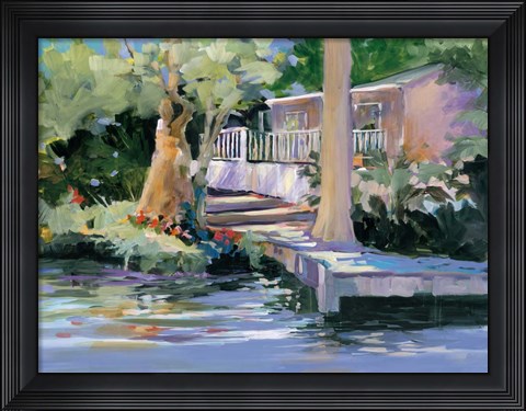 Framed Mt. Dora Canal House Print