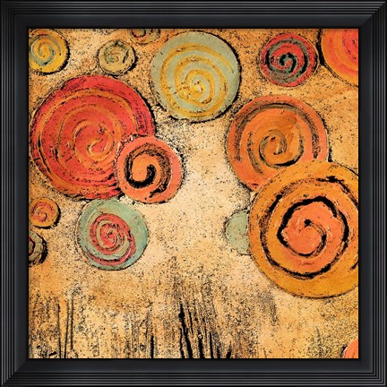 Framed Spring Forward Square I Print