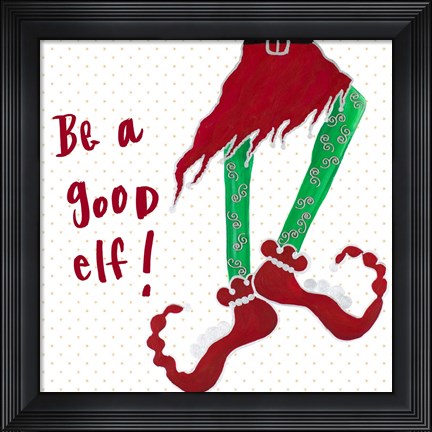 Framed Holiday Legs I Print