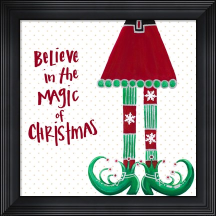 Framed Holiday Legs II Print