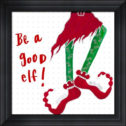 Framed Holiday Legs I Print