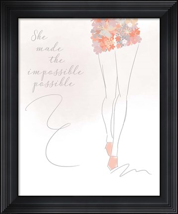 Framed Impossibly Possible Print
