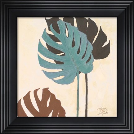 Framed My Fashion Leaves III Print
