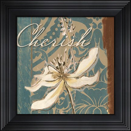 Framed Cherish Print