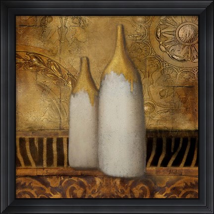 Framed Elegantisimo on Safari I Print