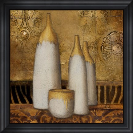 Framed Elegantisimo on Safari II Print