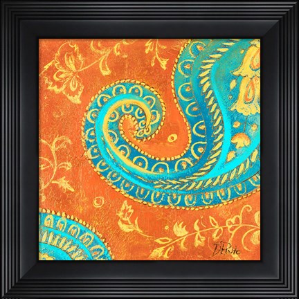 Framed Spring Paisley II Print