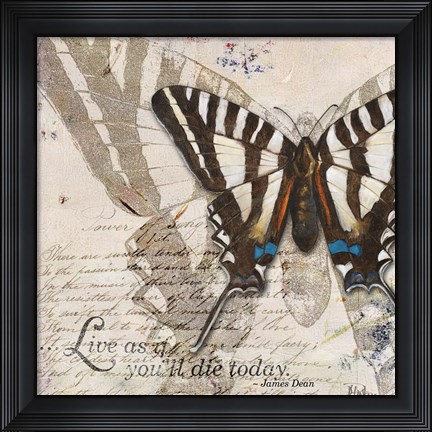 Framed Living your Dreams II Print