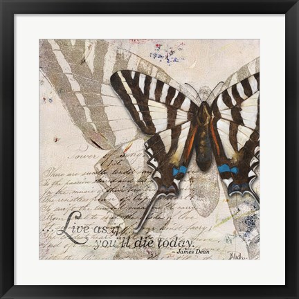 Framed Living your Dreams II Print