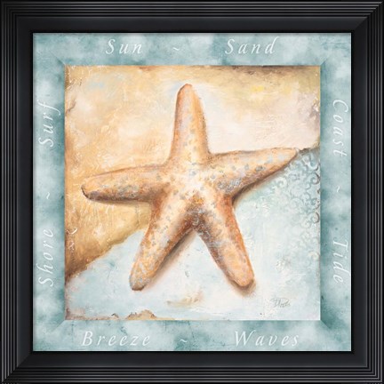 Framed Sun, Sand and Surf II Print