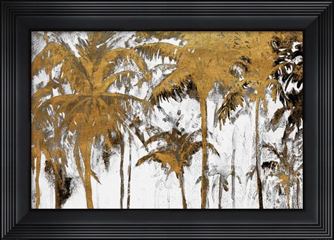 Framed Luxe Palms I Print