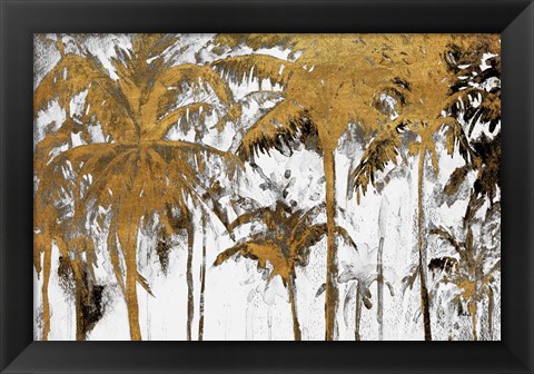 Framed Luxe Palms I Print