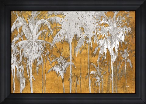 Framed Luxe Palms II Print