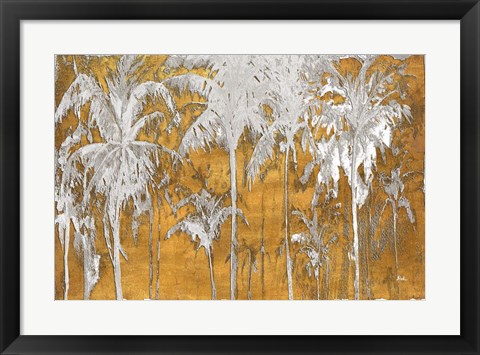 Framed Luxe Palms II Print