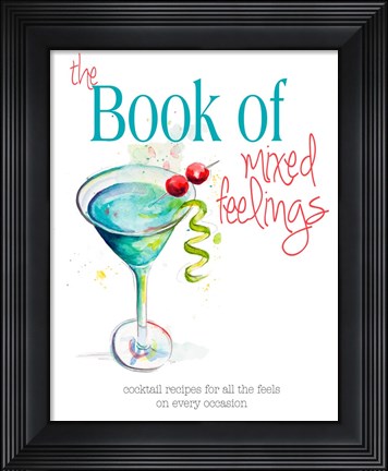 Framed Book of Mixed Feelings Print